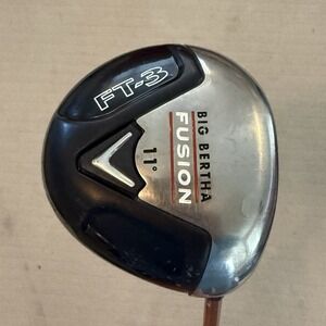 Callaway Big Bertha Fusion FT-3 Driver 11* Aldila NVS 55-L Ladies Flex RH W/HC